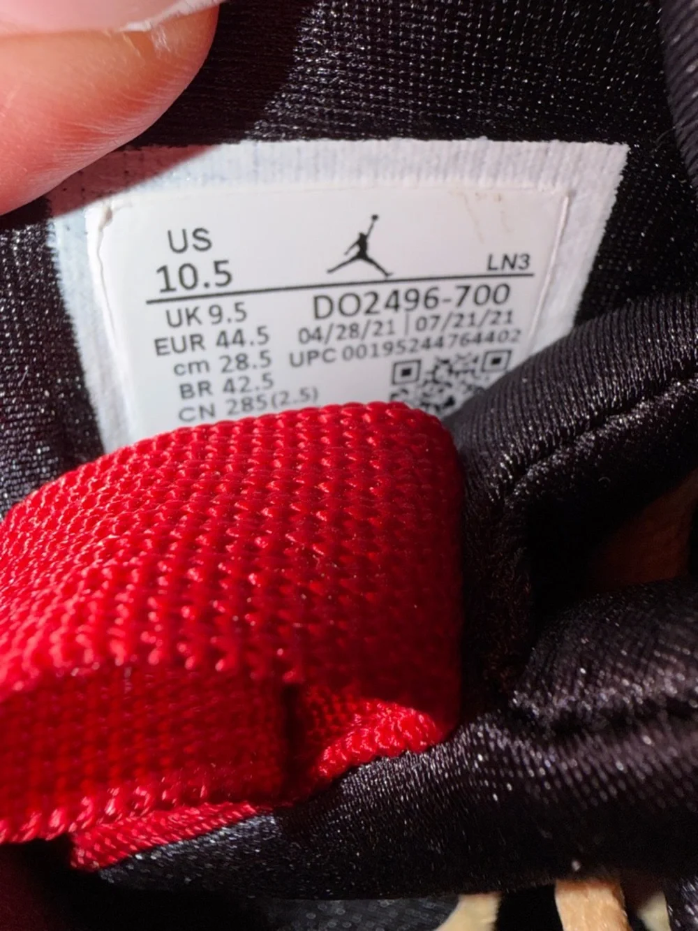 Rui Hachimura × Nike Air Jordan 8 SE "Twine/Gym Red" size 10.5 NEW - Picture 11 of 14